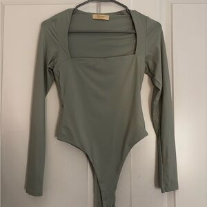 Cider Soft Green Long Sleeve Top
